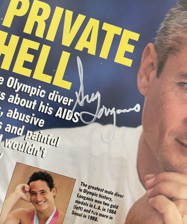 Alternative view of Autographed People Magazine, March 6, 1995