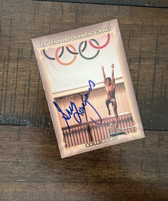 Autographed Trading Card, Centennial Olympic
