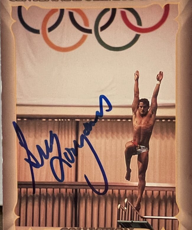 Alternative view of Autographed Trading Card, Centennial Olympic