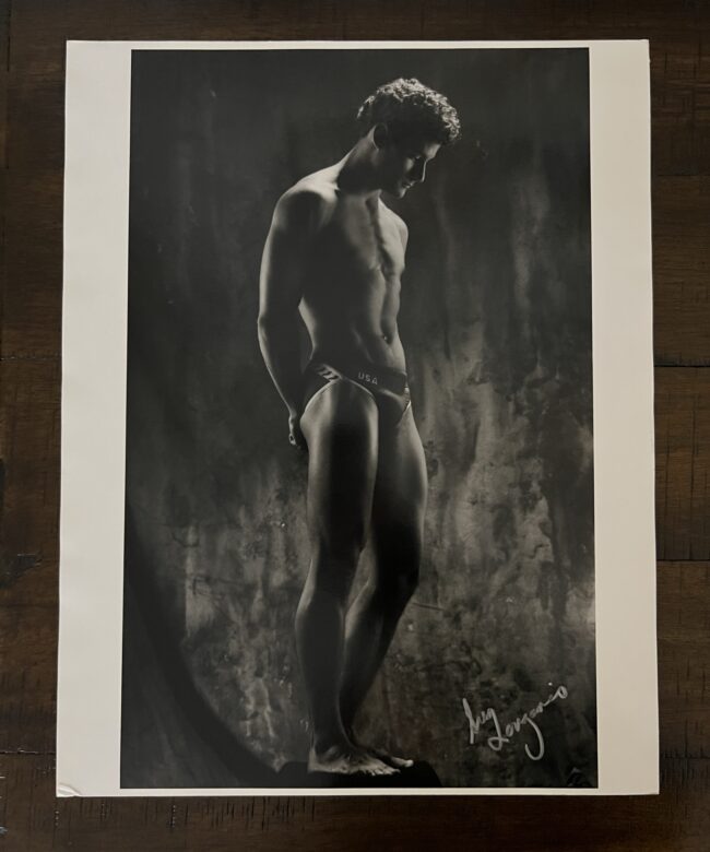 Autographed Photo: Black & White Greg Gorman